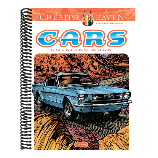 Creative Haven Cars Coloring Book