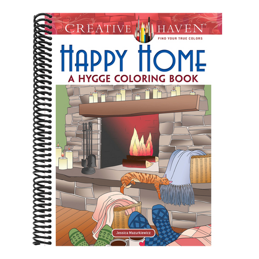 Creative Haven Happy Home: A Hygge Coloring Book