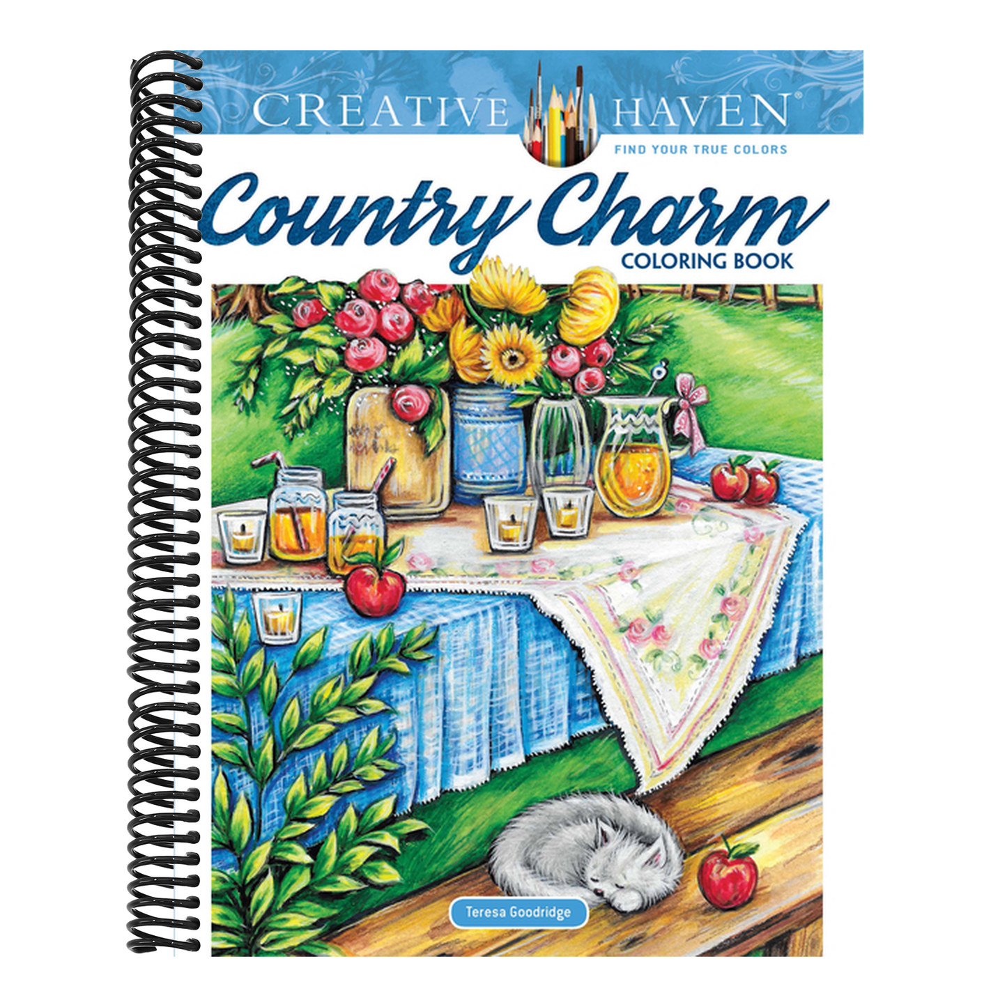 Creative Haven Country Charm Coloring Book