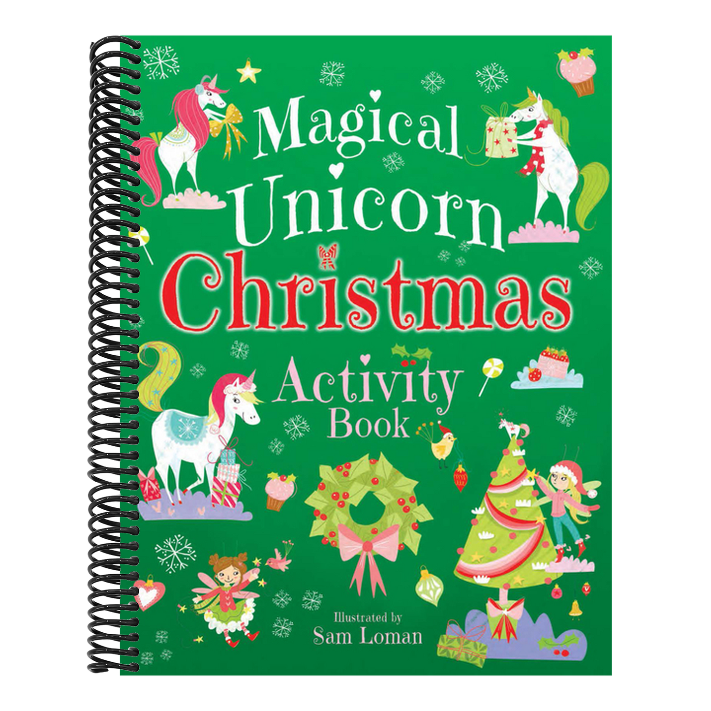 Magical Unicorn Christmas Activity Book