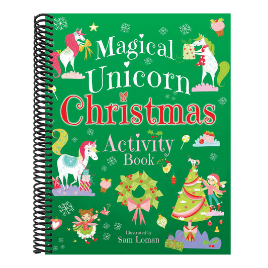Magical Unicorn Christmas Activity Book
