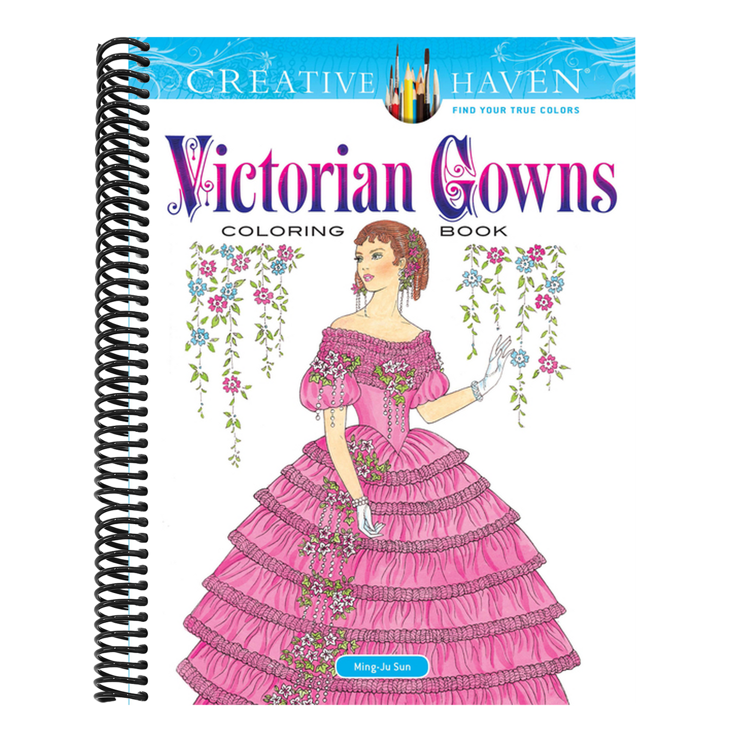 Creative Haven Victorian Gowns Coloring Book