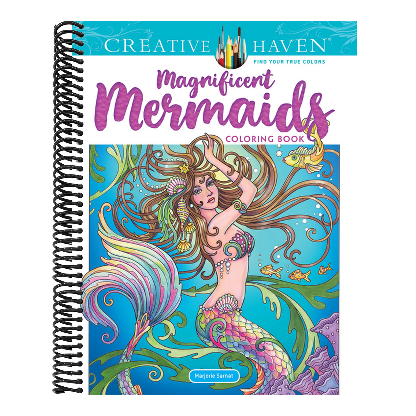 Creative Haven Magnificent Mermaids Coloring Book