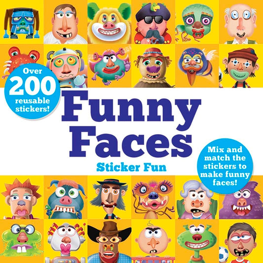 Funny Faces Sticker Fun: Mix and Match the Stickers to Make Funny Faces