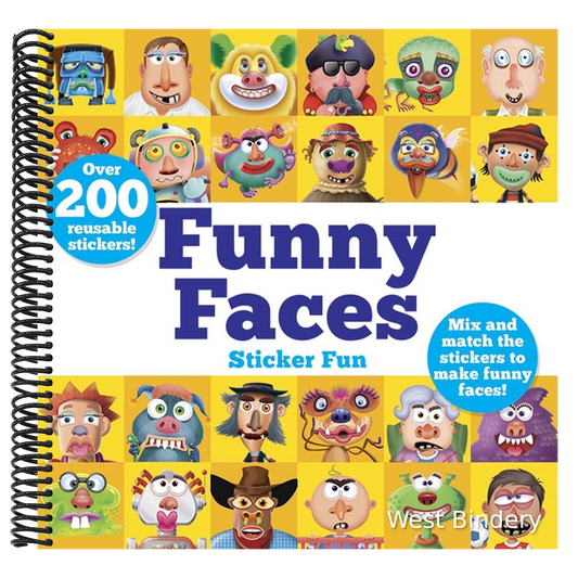 Funny Faces Sticker Fun: Mix and Match the Stickers to Make Funny Faces