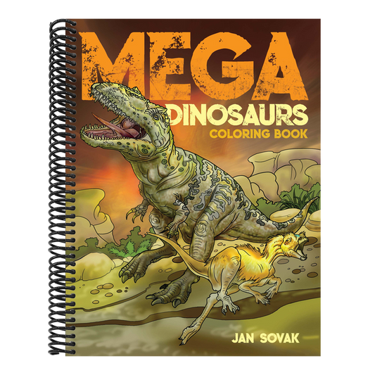 Mega Dinosaurs Coloring Book