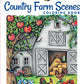 Creative Haven Country Farm Scenes Coloring Book