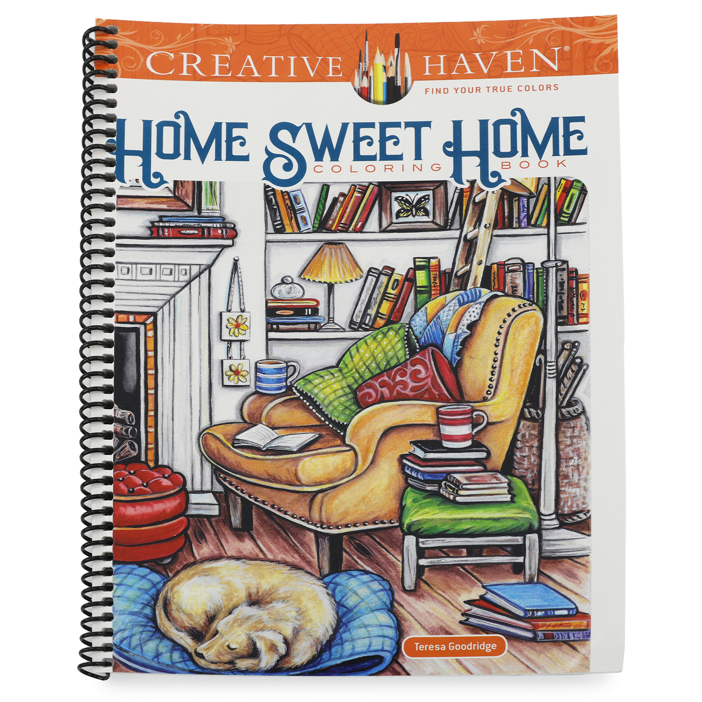 Creative Haven Home Sweet Home Coloring Book (Spiral Bound)