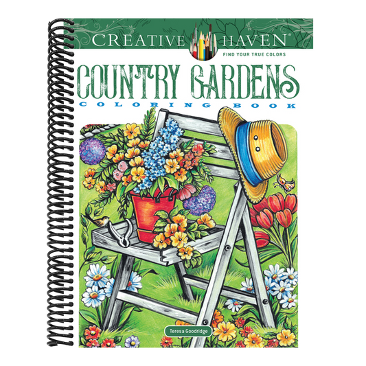 Creative Haven Country Gardens Coloring Book