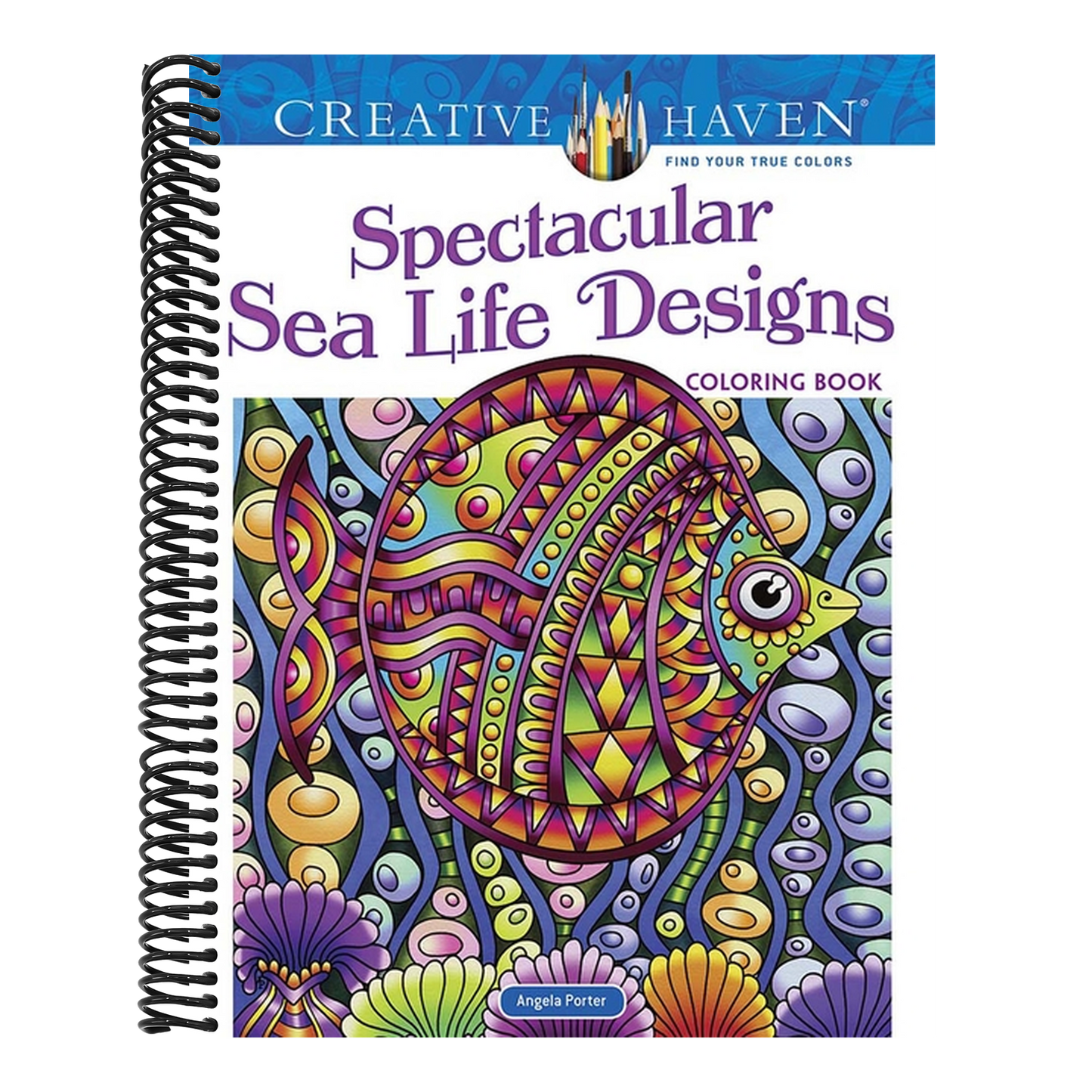 Creative Haven Spectacular Sea Life Designs Coloring Book