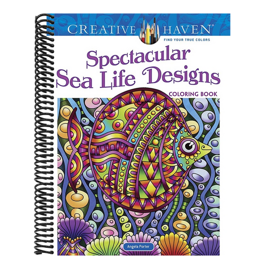 Creative Haven Spectacular Sea Life Designs Coloring Book