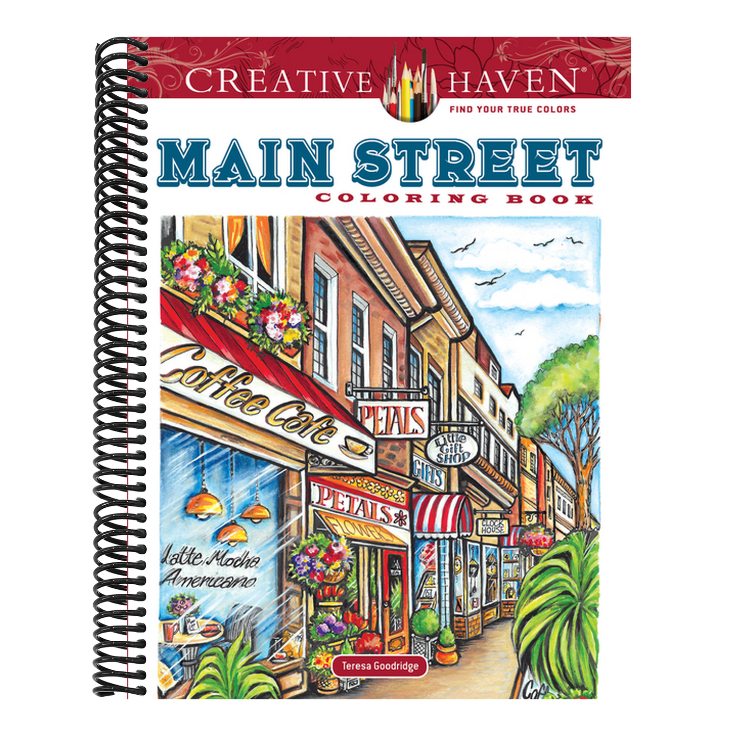 Creative Haven Main Street Coloring Book