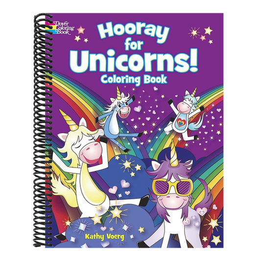 Hooray for Unicorns! Coloring Book