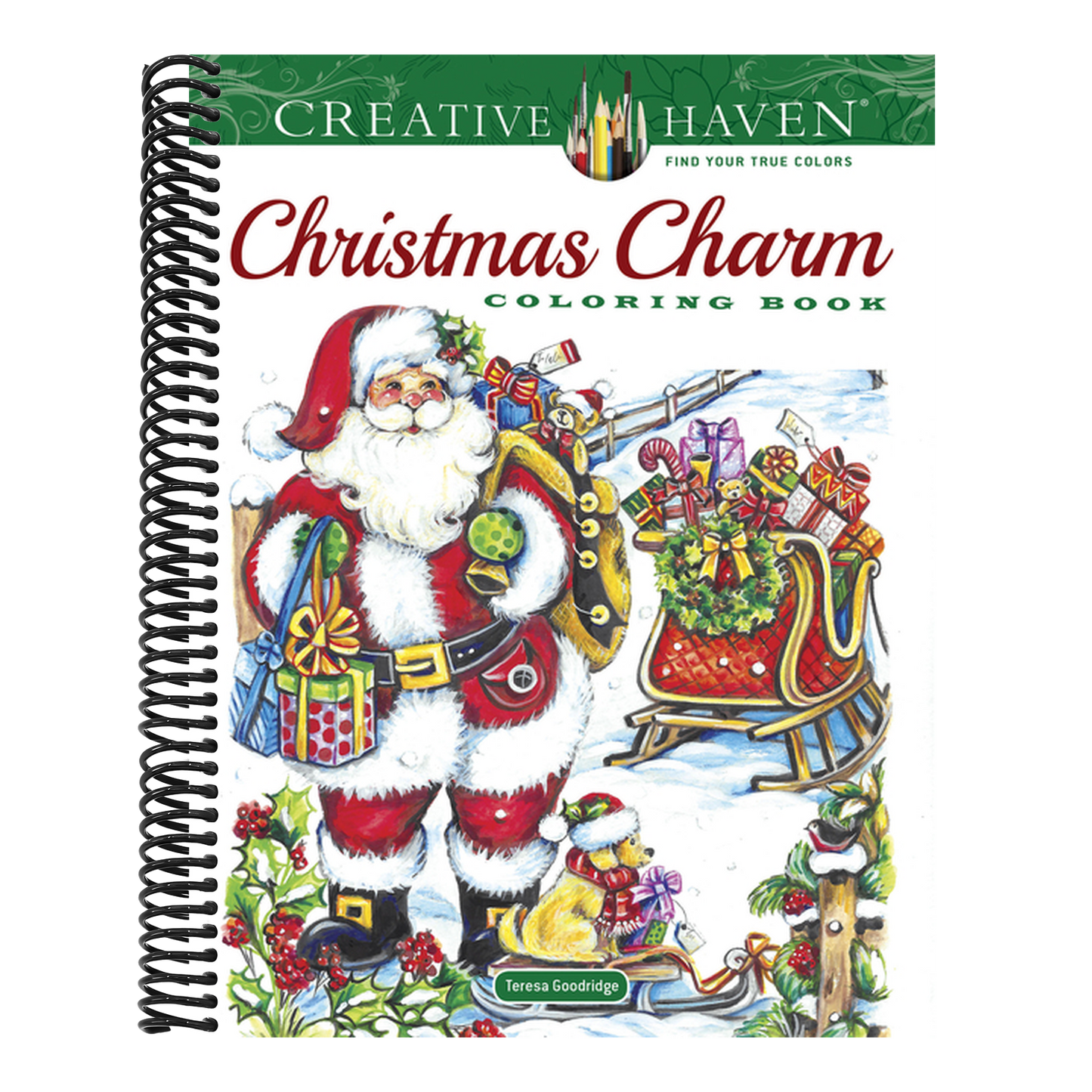 Creative Haven Christmas Charm Coloring Book