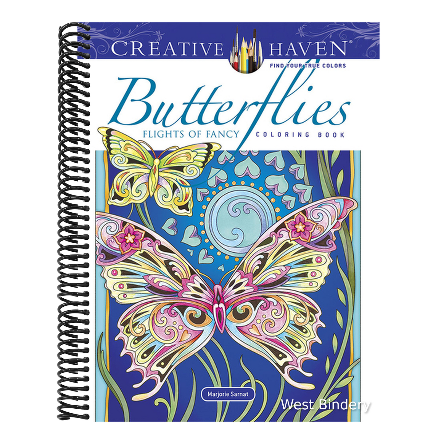 Creative Haven Butterflies Flights of Fancy Coloring Book