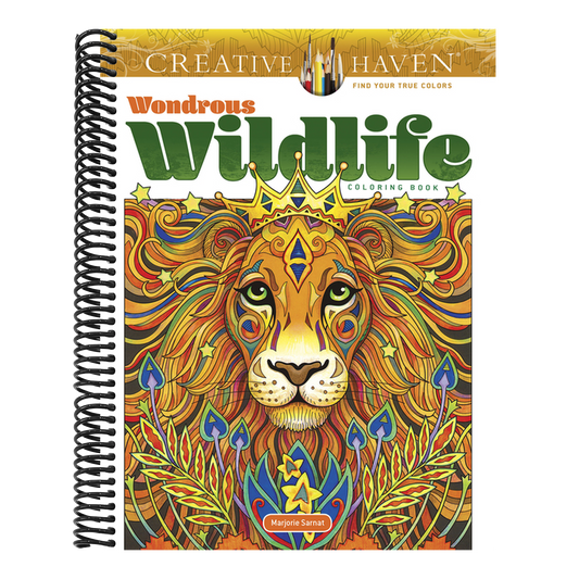 Creative Haven Wondrous Wildlife Coloring Book