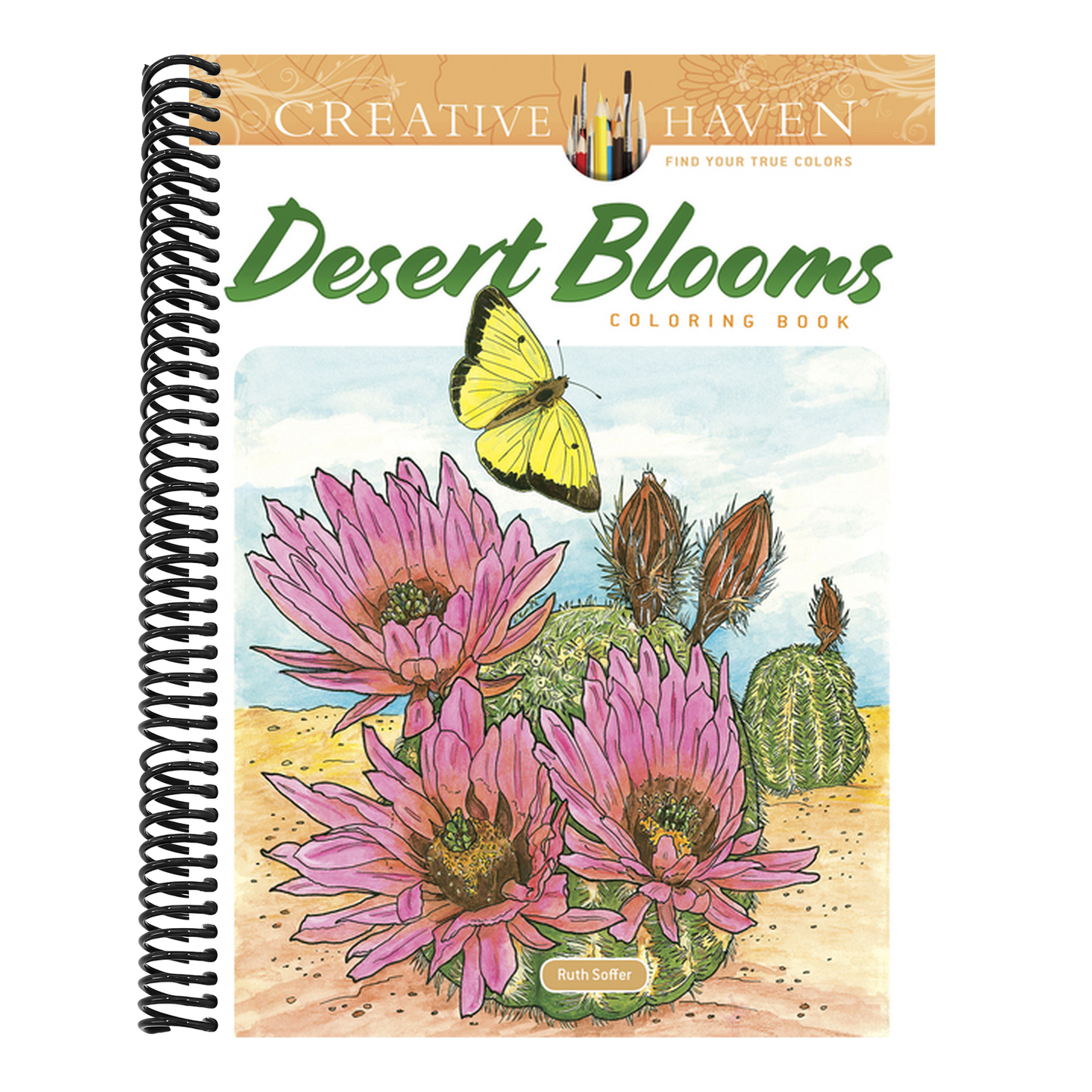 Creative Haven Desert Blooms Coloring Book