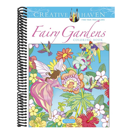 Creative Haven Fairy Gardens Coloring Book