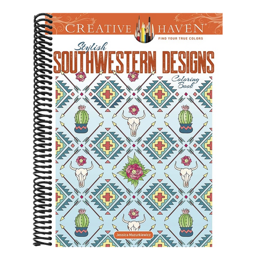 Creative Haven Stylish Southwestern Designs Coloring Book