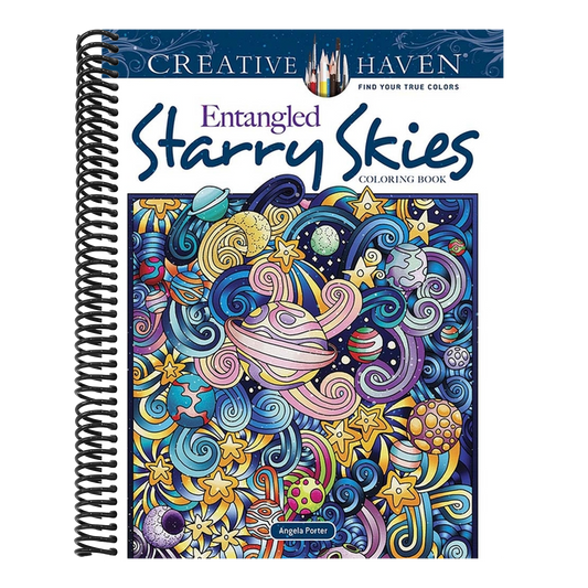 Creative Haven Entangled Starry Skies Coloring Book