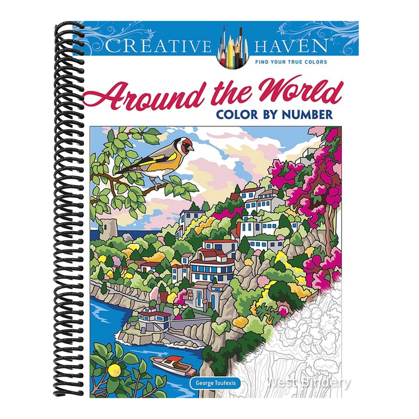 Creative Haven Around the World Color by Number