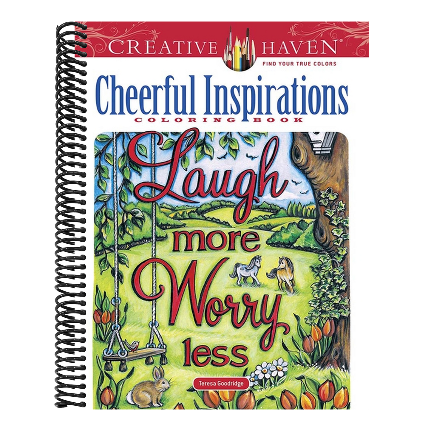 Creative Haven Cheerful Inspirations Coloring Book