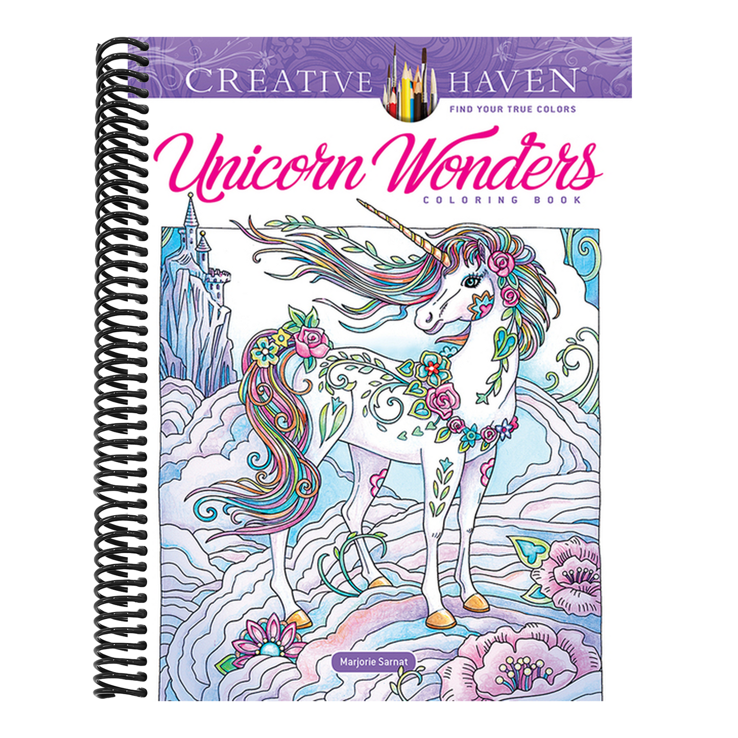 Creative Haven Unicorn Wonders Coloring Book