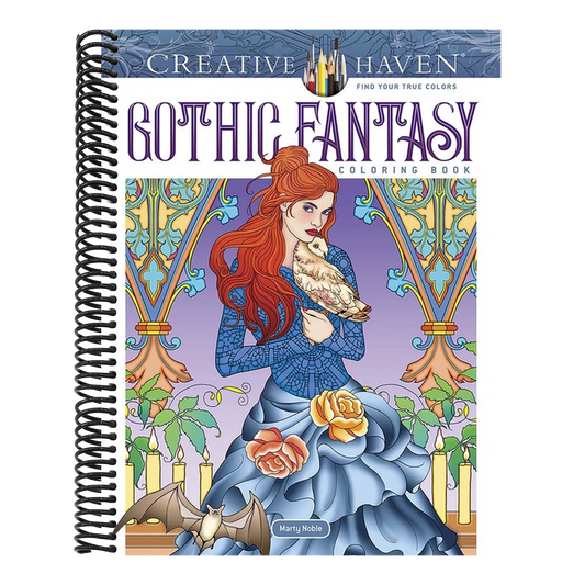 Creative Haven Gothic Fantasy Coloring Book