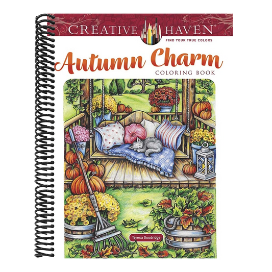 Creative Haven Autumn Charm Coloring Book (Adult Coloring Books: Seasons)