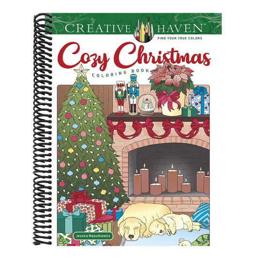 Creative Haven Cozy Christmas Coloring Book