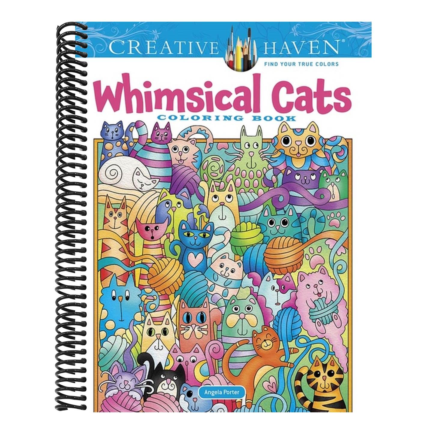 Creative Haven Whimsical Cats Coloring Book