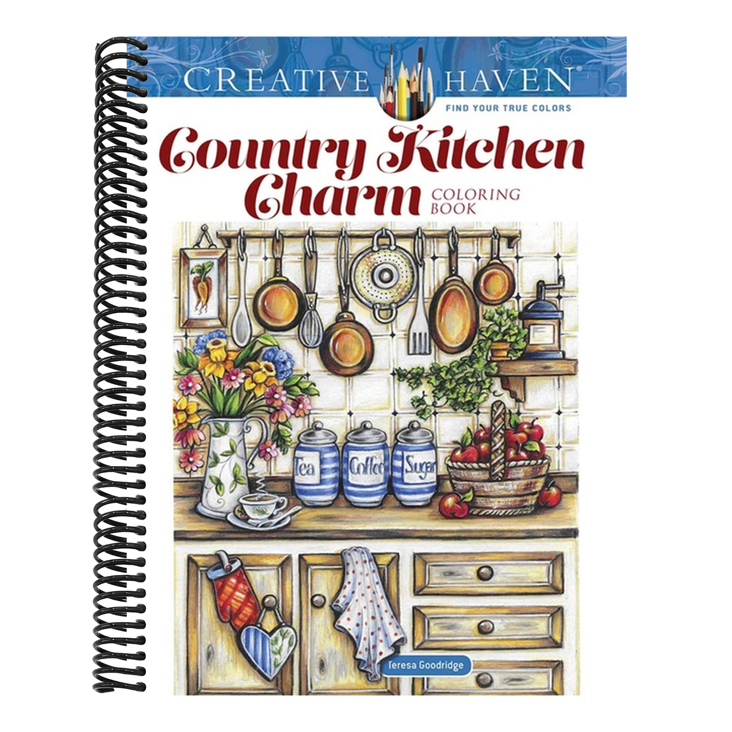 Creative Haven Country Kitchen Charm Coloring Book