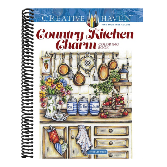 Creative Haven Country Kitchen Charm Coloring Book