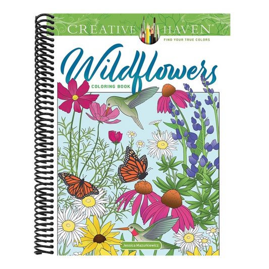 Creative Haven Wildflowers Coloring Book