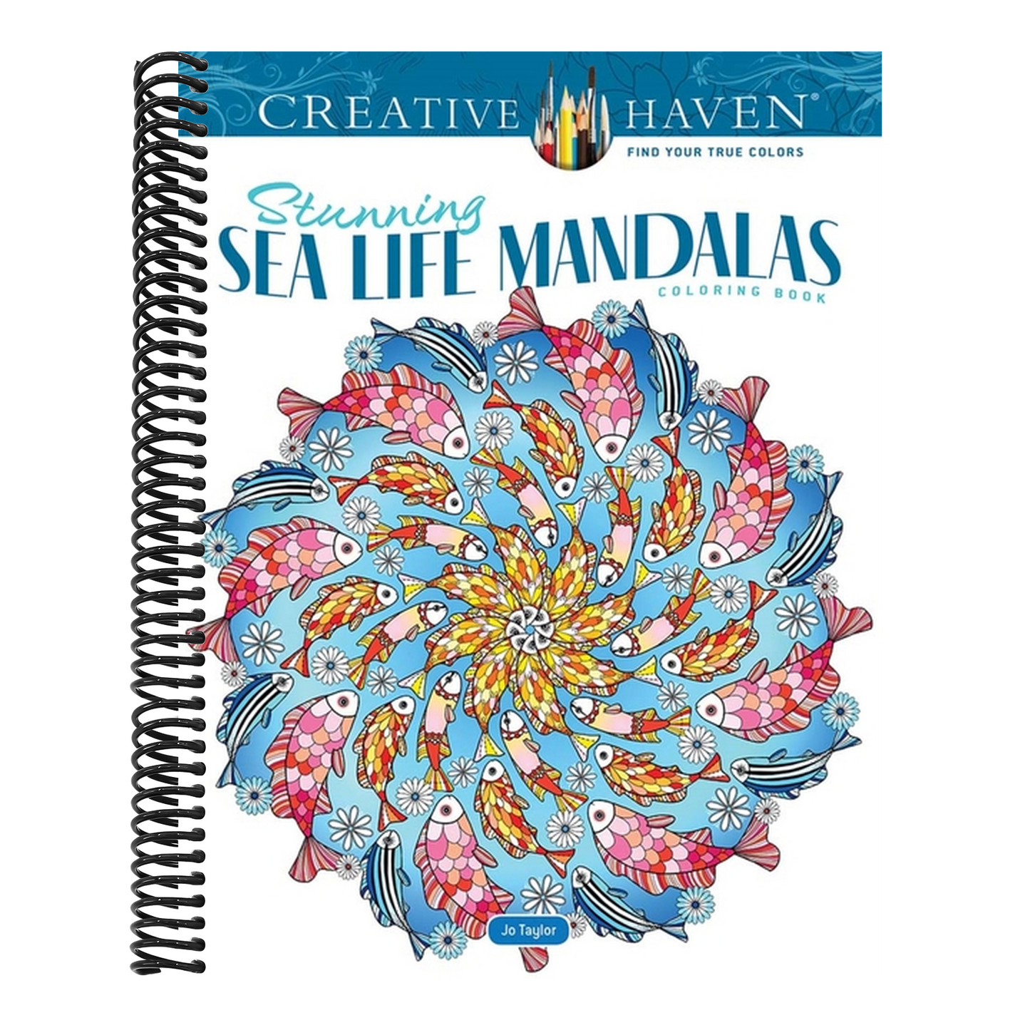 Creative Haven Stunning Sea Life Mandalas Coloring Book