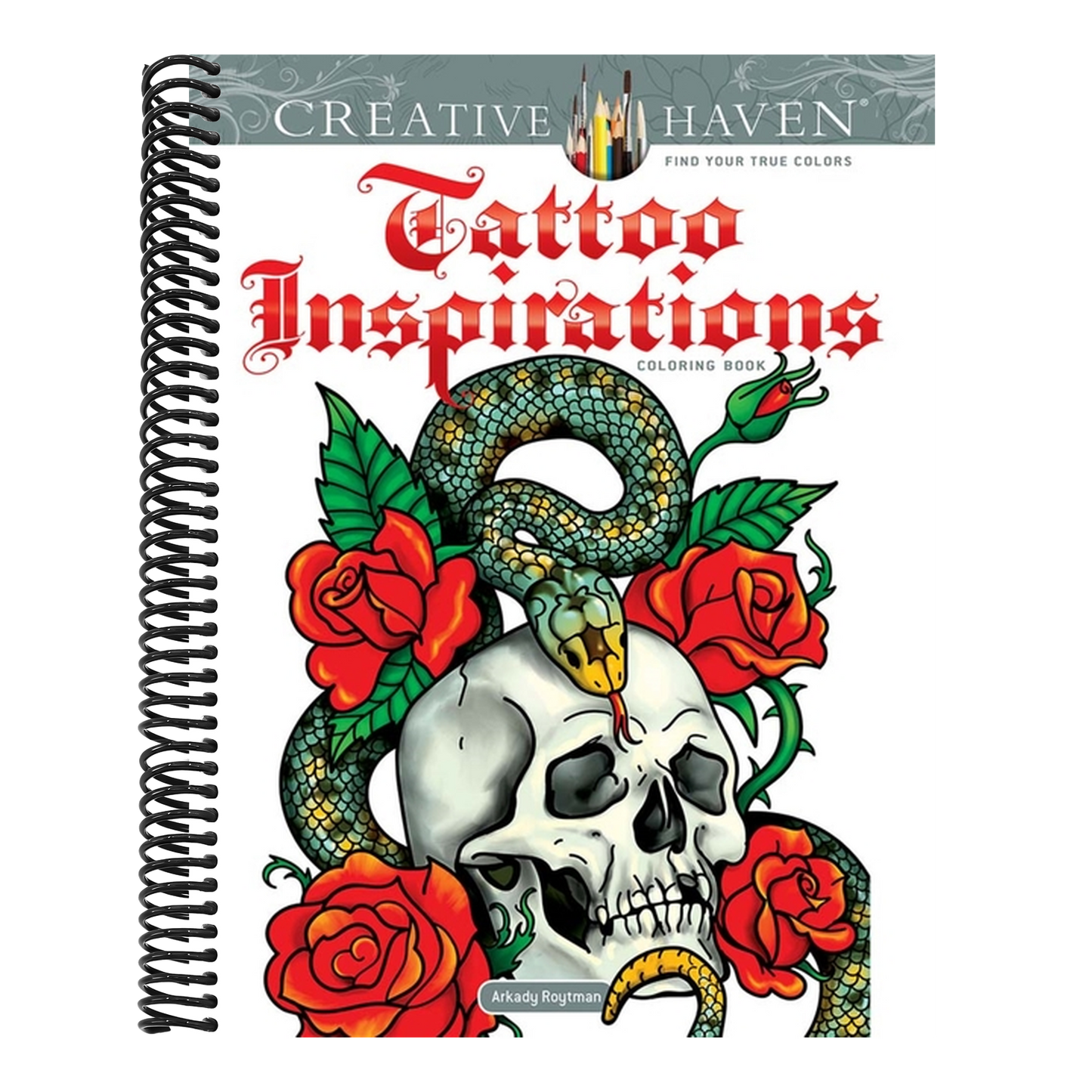 Creative Haven Tattoo Inspirations Coloring Book