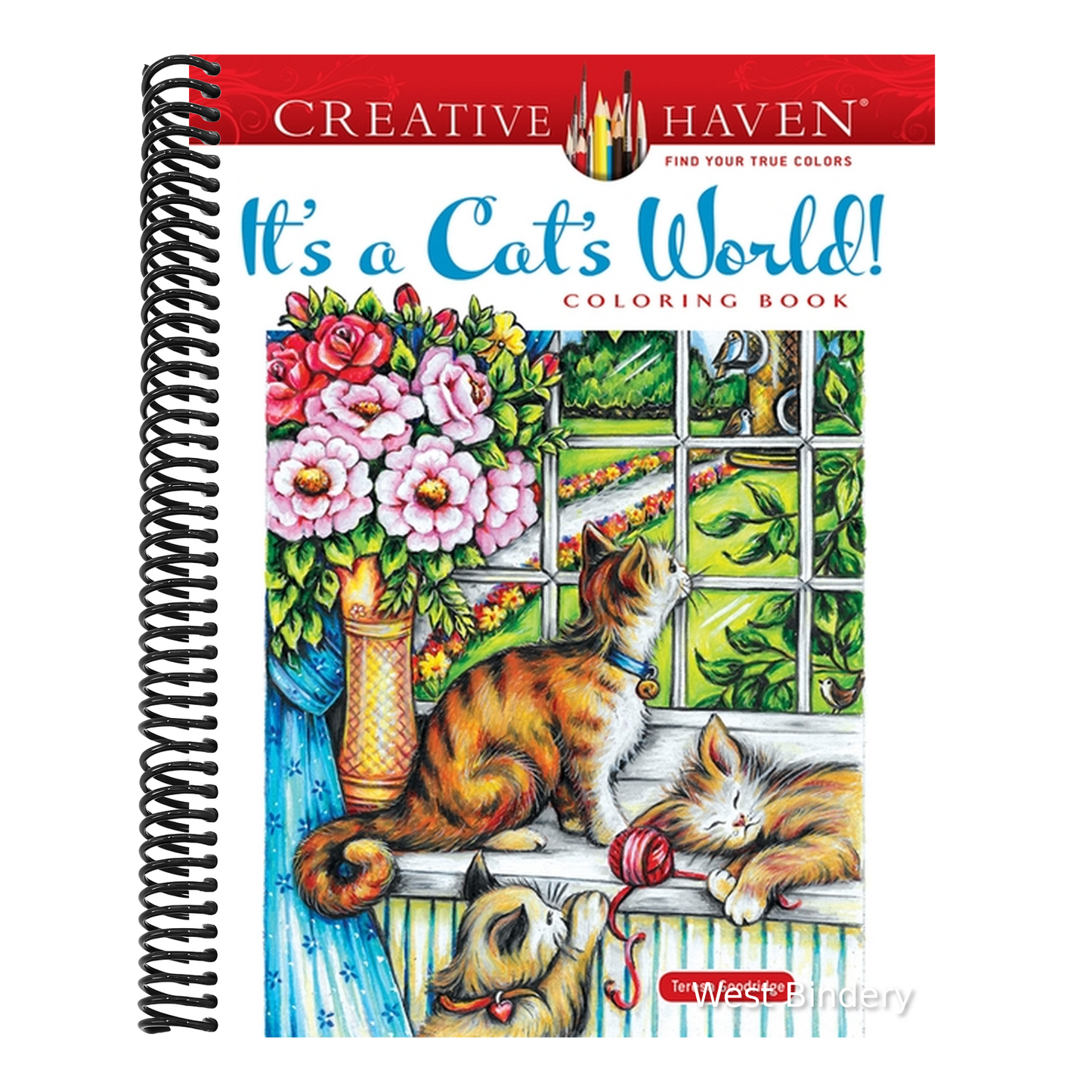 Creative Haven It's a Cat's World! Coloring Book