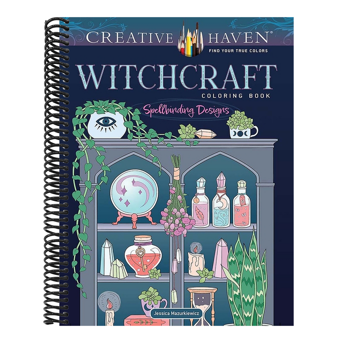 Creative Haven Witchcraft Coloring Book: Spellbinding Designs