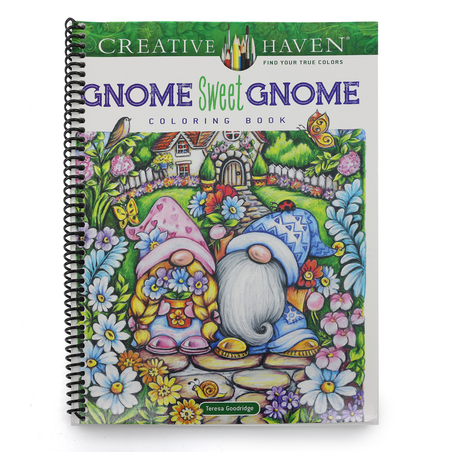 Creative Haven Gnome Sweet Gnome Coloring Book (Spiral Bound)
