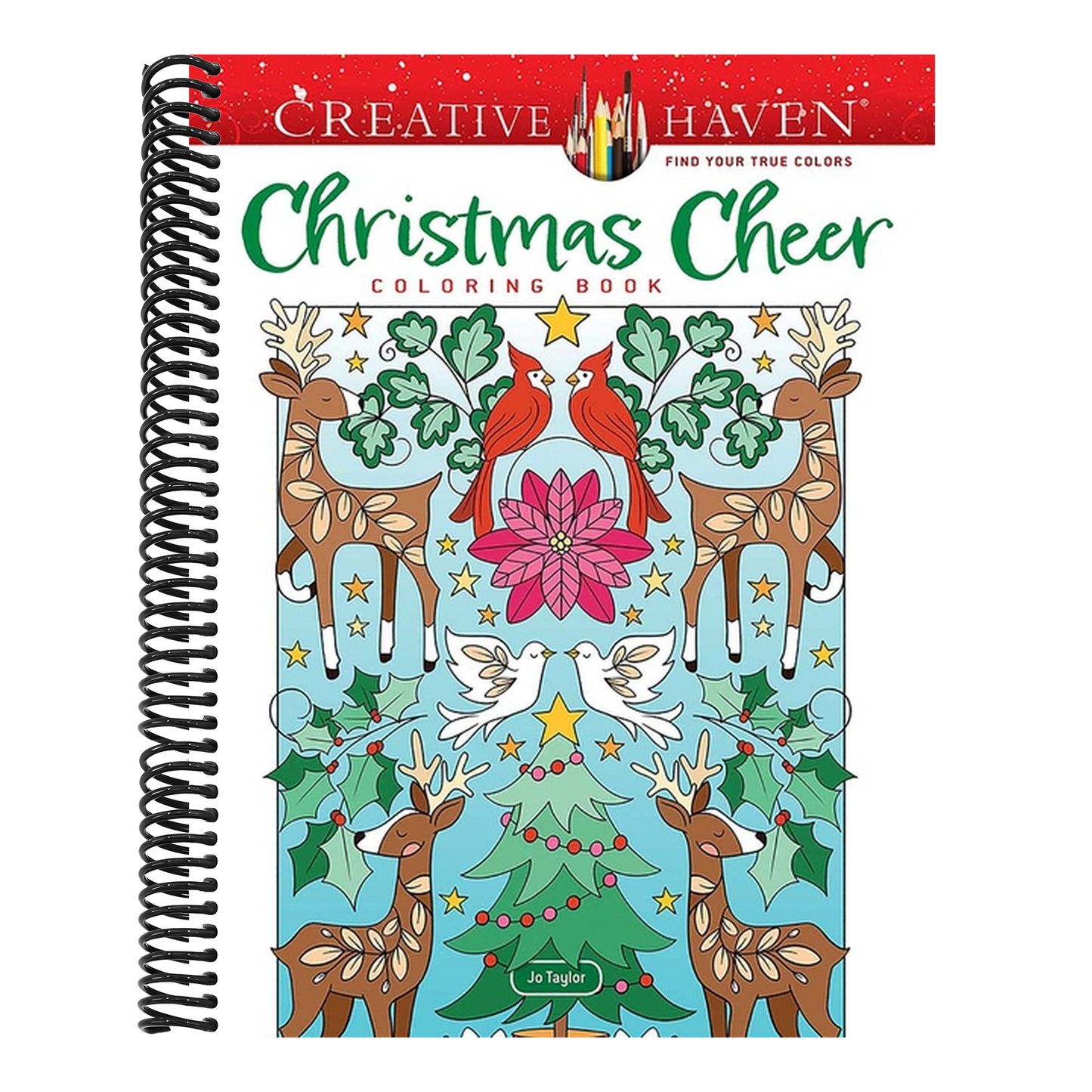 Creative Haven Christmas Cheer Coloring Book