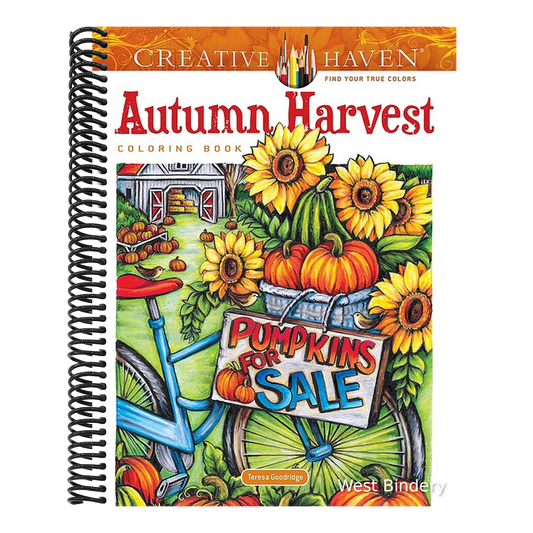 Creative Haven Autumn Harvest Coloring Book
