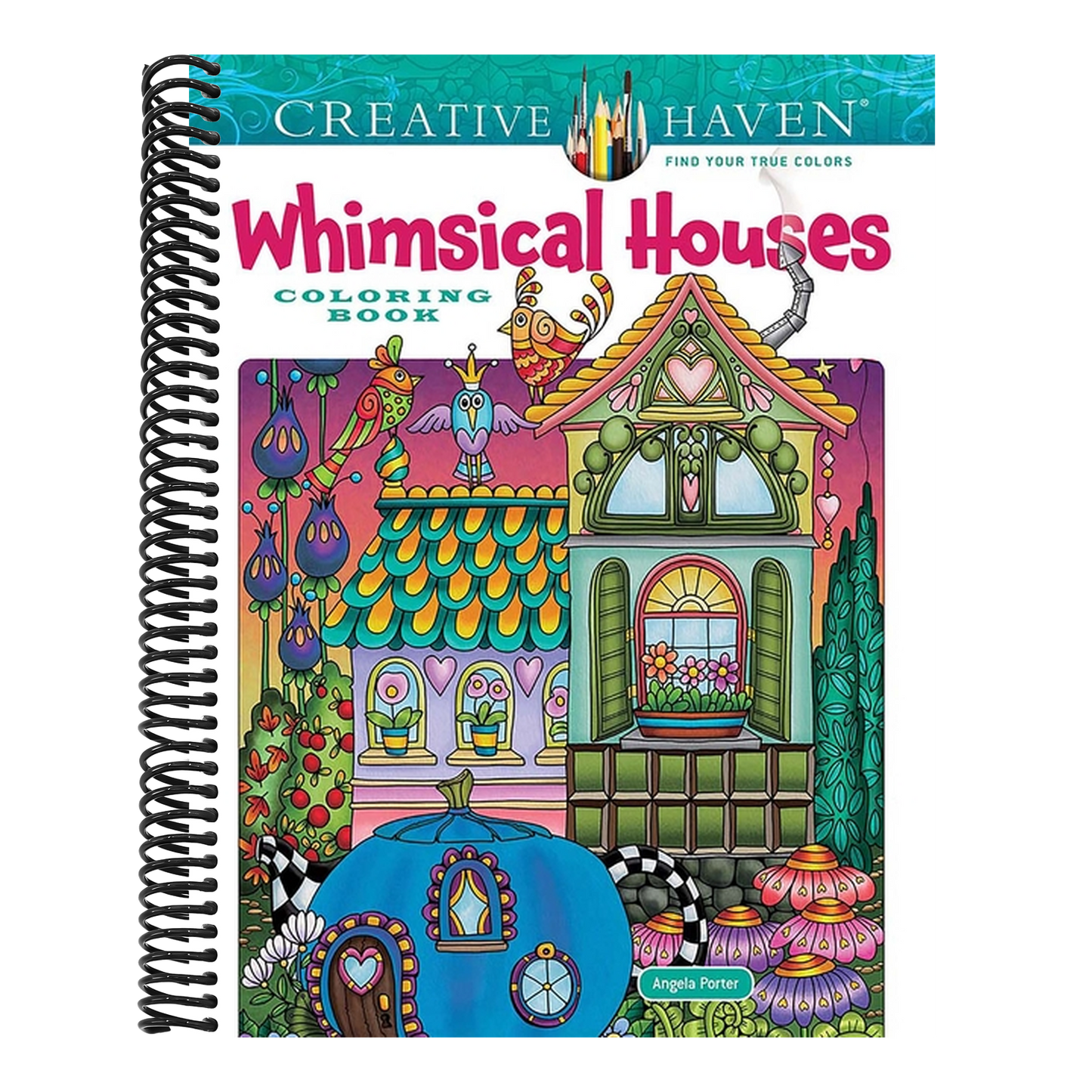 Creative Haven Whimsical Houses Coloring Book