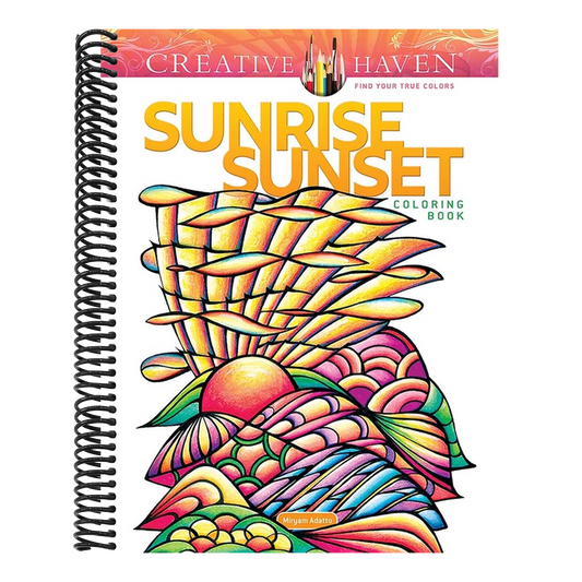 Creative Haven Sunrise Sunset Coloring Book