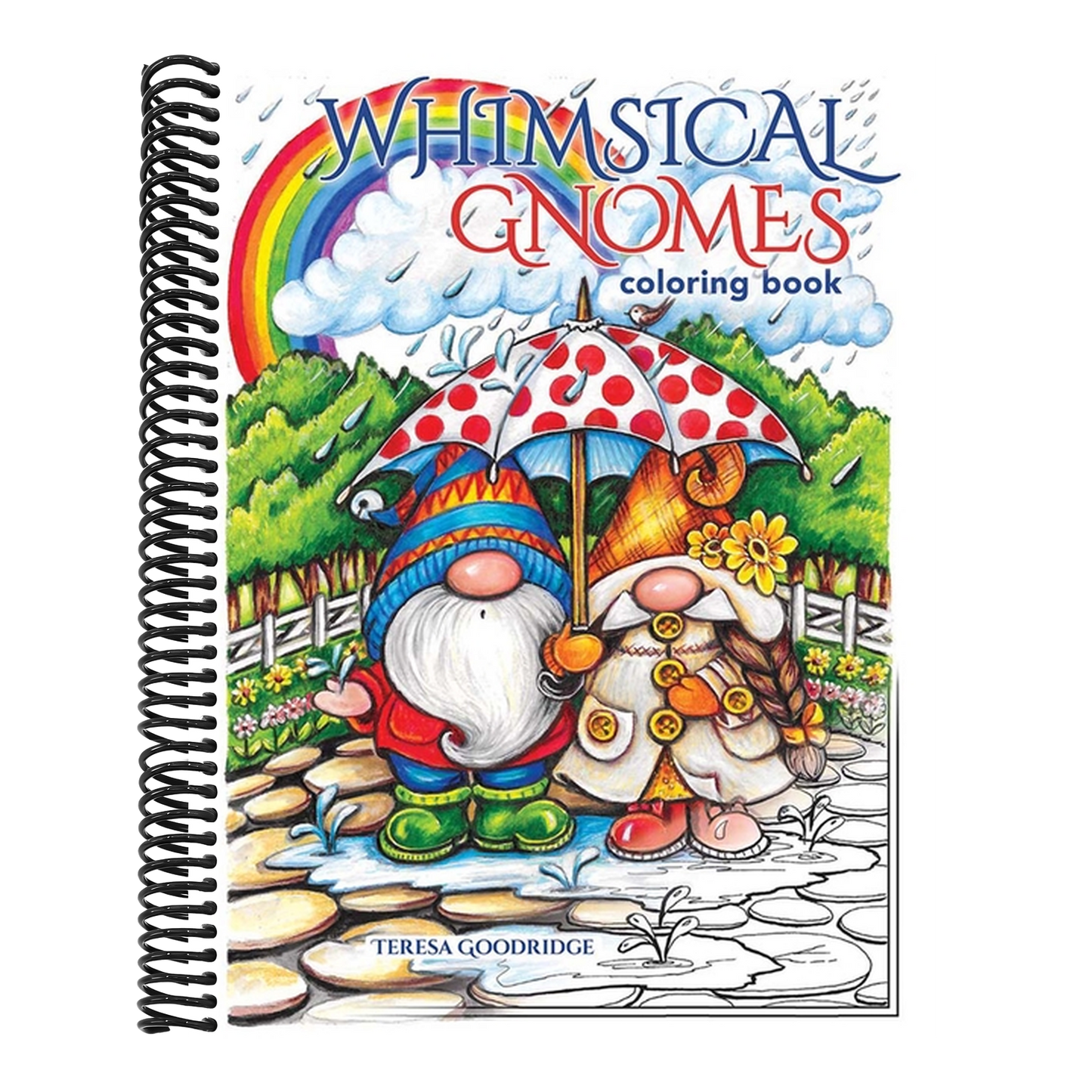 Whimsical Gnomes Coloring Book