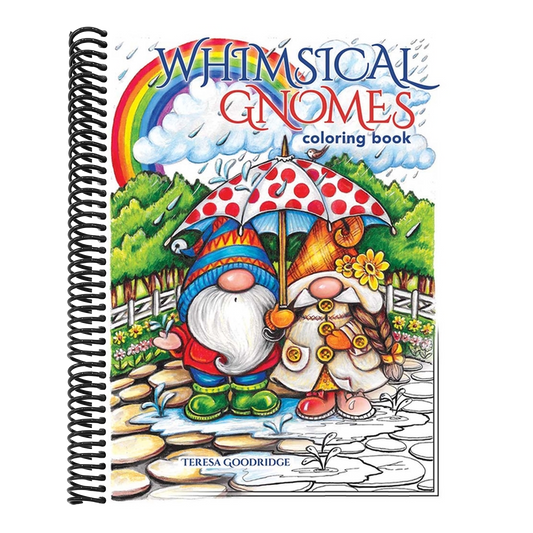 Whimsical Gnomes Coloring Book