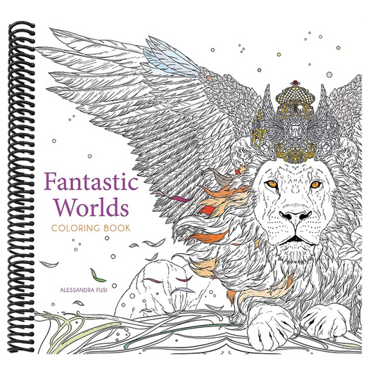 Fantastic Worlds Coloring Book