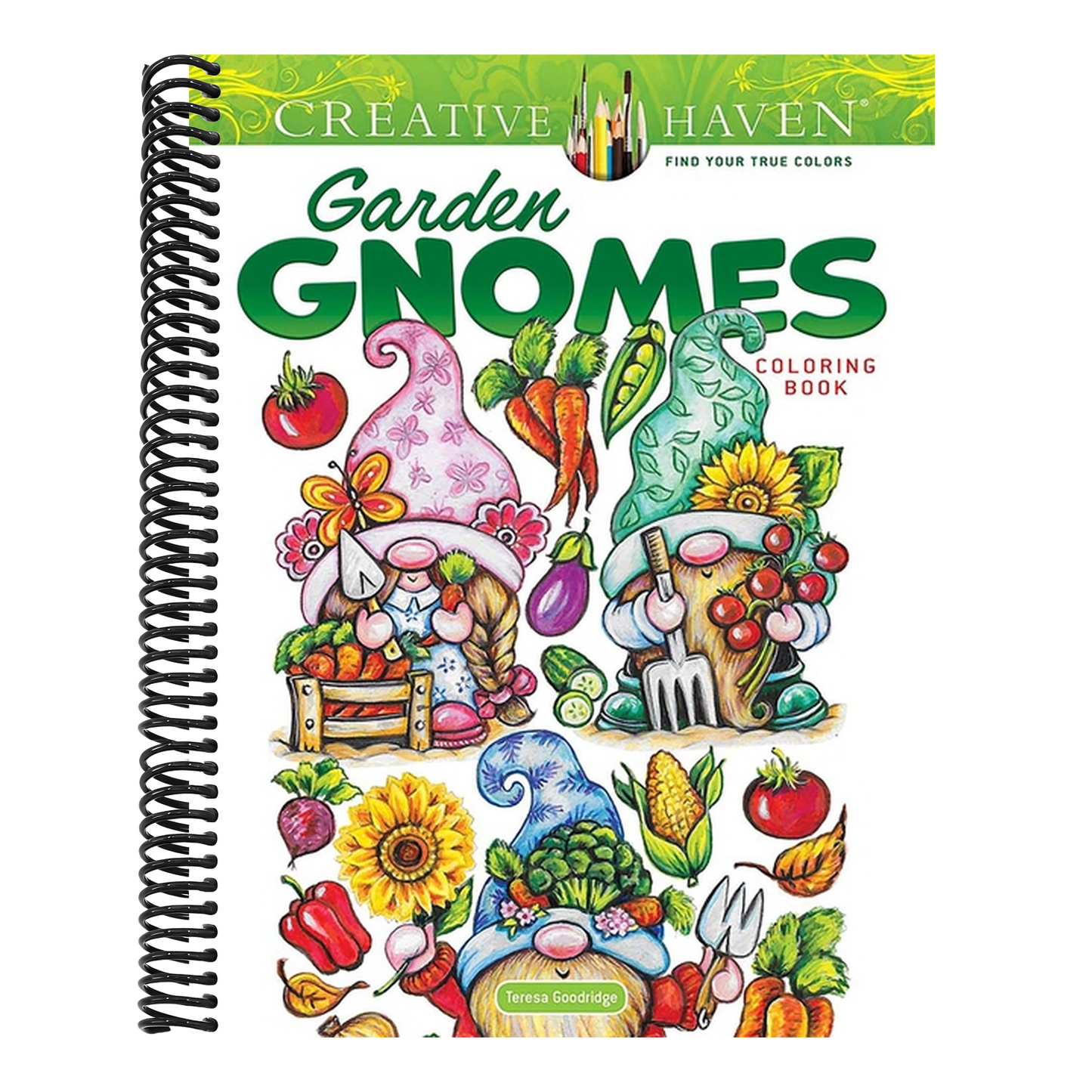 Creative Haven Garden Gnomes Coloring Book