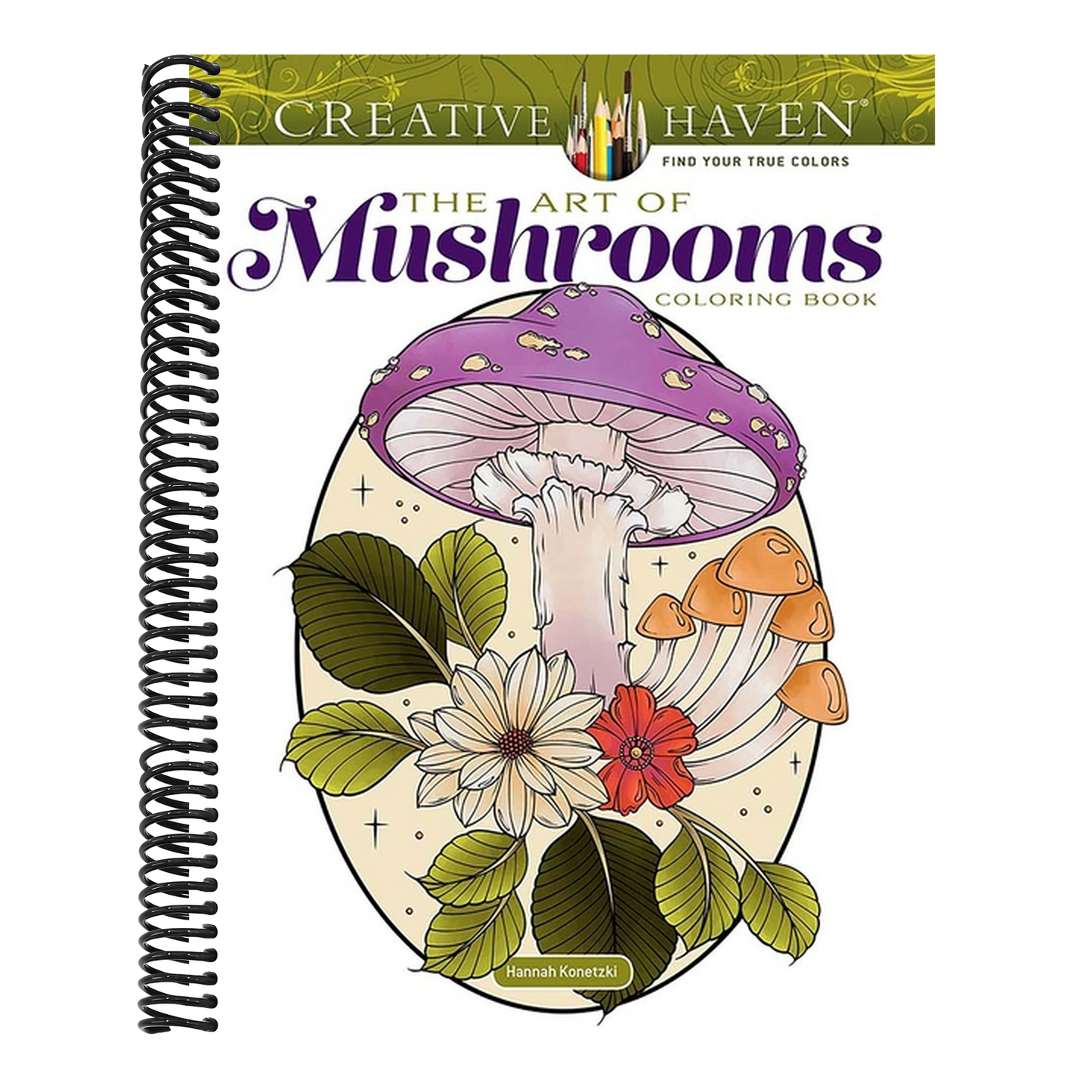 Creative Haven the Art of Mushrooms Coloring Book