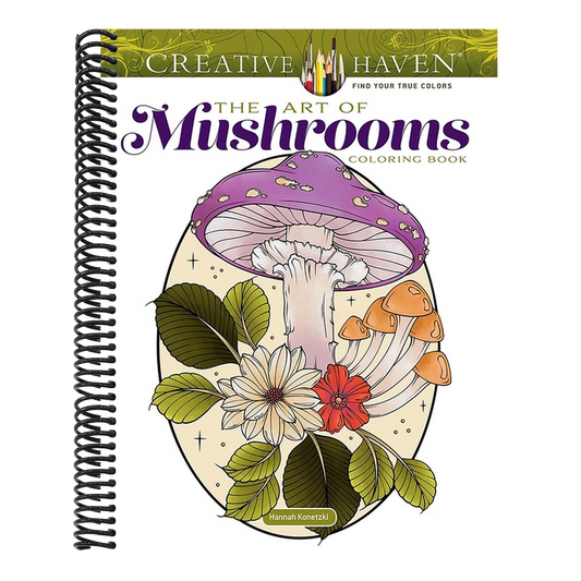 Creative Haven the Art of Mushrooms Coloring Book