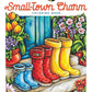 Creative Haven Small-Town Charm Coloring Book